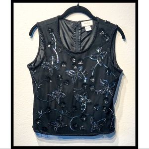 NeimanMarcus Exclusive Vintage Silk Top Sz Small